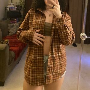 Fall colored flannel